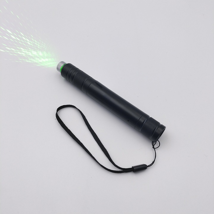 Лазерен фенер USB зареждане лазерна показалка индикатор за продажби зелена светлина черен