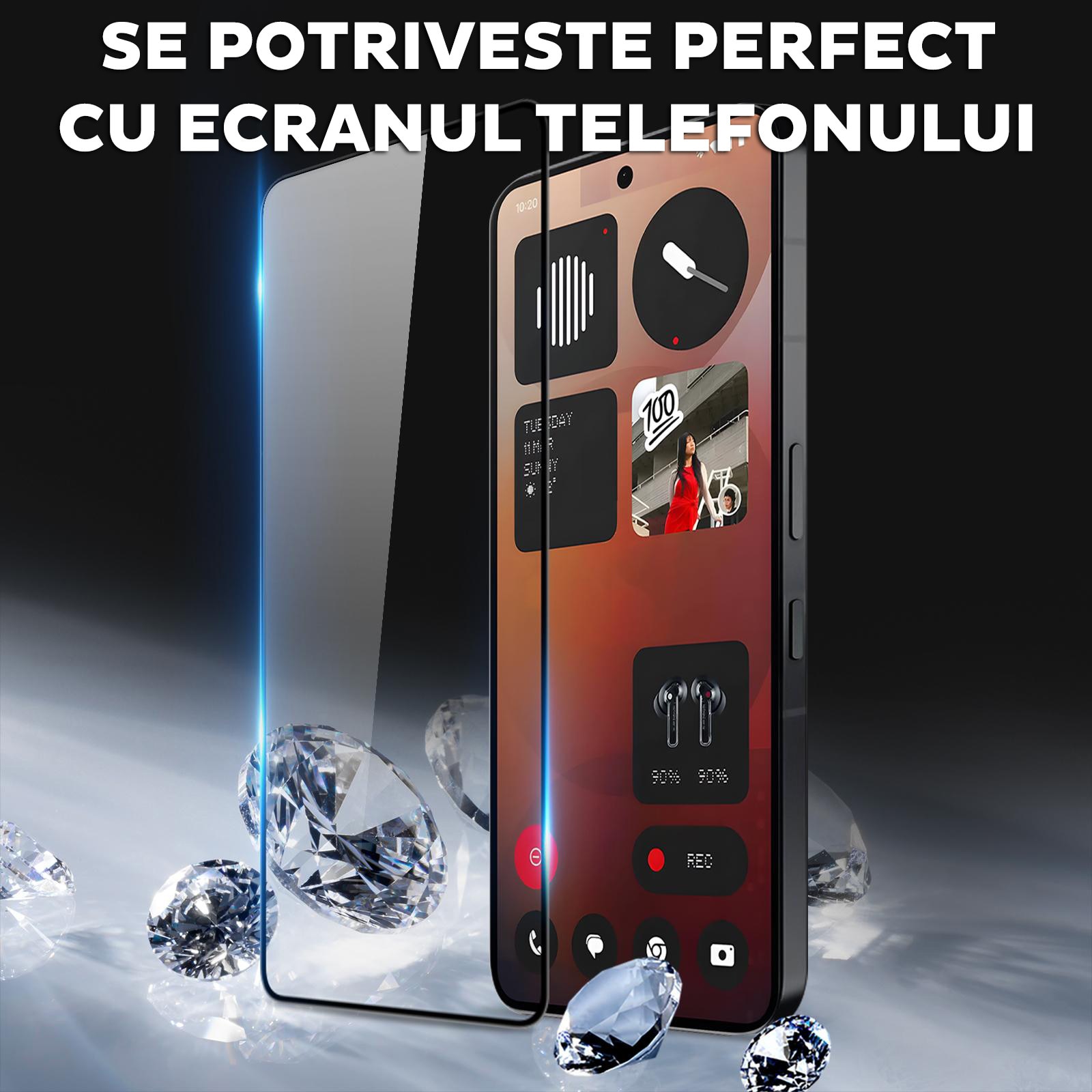 Folie Sticla pentru Nothing Phone (3a) Daden MaxProtection, Full Cover, Protectie Profesionala, Ultra Rezistenta, Calitate Premium