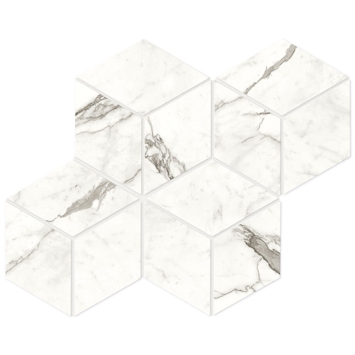Dekoratív csempe Atlas Concorde, Marvel Statuario Supremo, 30x35cm, szett 0.42m2, fehér