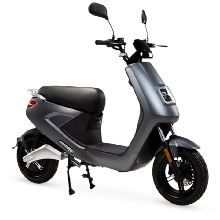 Scuter Electric N-Moto LX04 – Gri, Motor BOSCH 1440W, Autonomie 80 km, Dimensiuni 1750×570×1140mm, Greutate 80kg, Viteza 25 km/h, Fara Permis, CIV, COC & EEC+ Tricou N-Moto