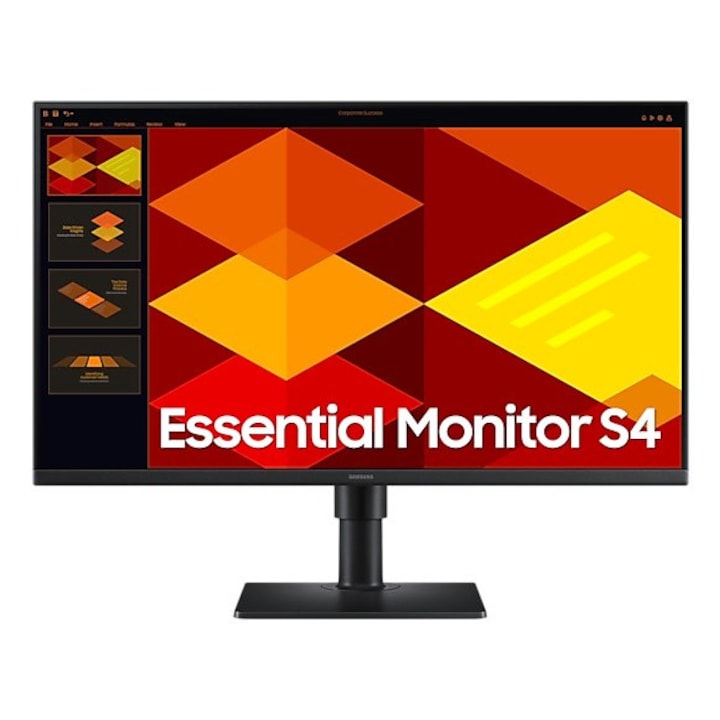 Monitor Samsung S4 S40GD, 27" Full HD 1920 x 1080, IPS, 100 Hz, 5 ms, fekete