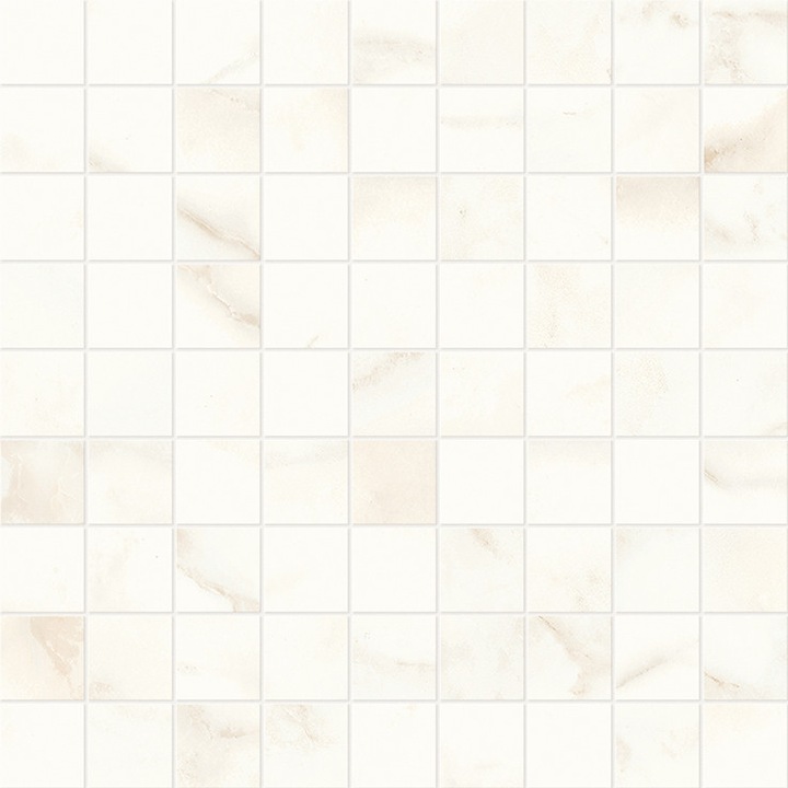 Atlas Concorde dísztányér, Marvel Calacatta Delicato Mosaico 30x30cm, 0,9m2, fehér