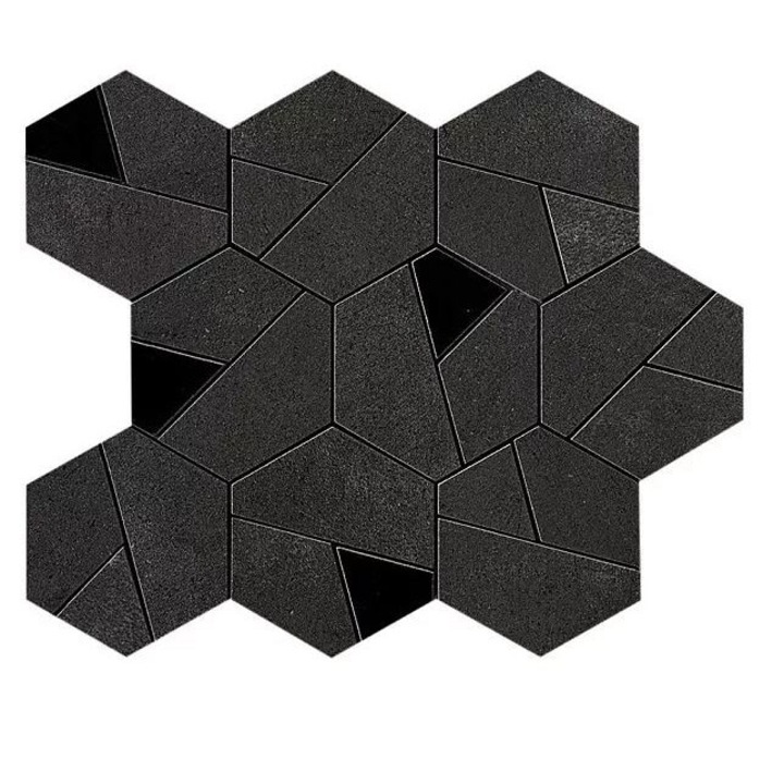 Mozaic Atlas Concorde, Boost Tarmac Negru, 25.28.5cm, Mat, 0.428m2/cutie