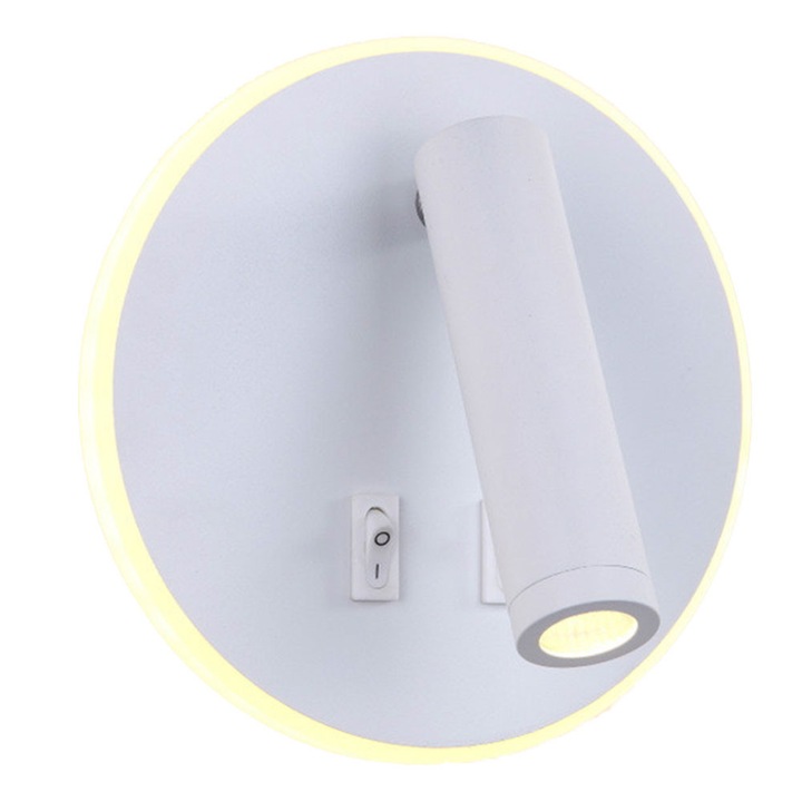 Акрилен аплик, елегантен дизайн, лесен монтаж, постоянно осветление, за нощно осветление или четене