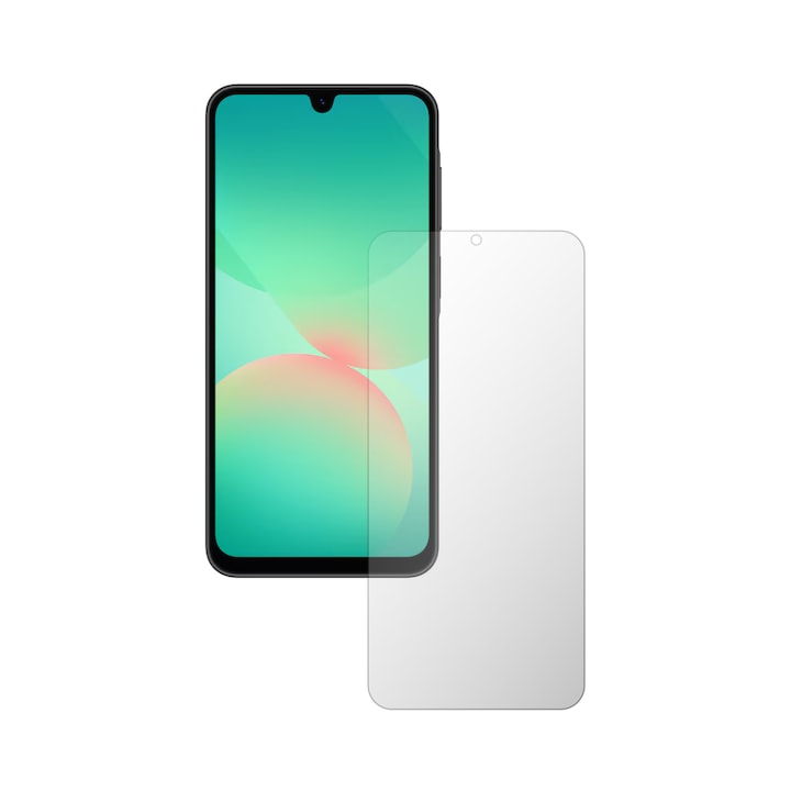 Folie24 képernyővédő fólia, Samsung Galaxy A26-hoz, 1X matt, tokbarát burkolat (tokkal kompatibilis), öntapadó, rugalmas automatikus regenerálással