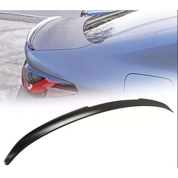 Eleron portbagaj compatibil BMW seria 4 Coupe g22 model M4 look Calitate Premium Plastic negru ABS ( nevopsit ) potrivire perfecta