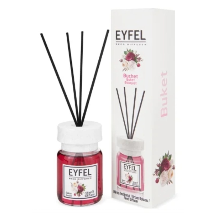 Odorizant de camera Eyfel Buchet de Bujori, 120 ml
