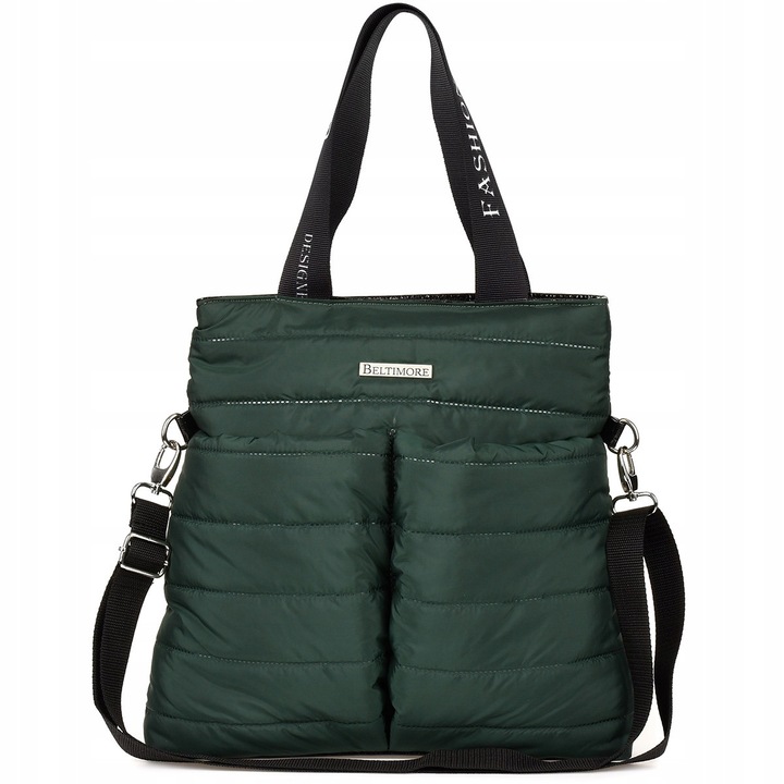 Beltimore női táska, steppelt, 2 belső zsebbel, 35x35cm