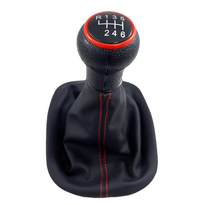 Nuca Schimbator Viteze Si Manson 6 Trepte VW Piele PU neagra VW Passat 3B3 2000-2005 VW Passat 3B2 1996-2001