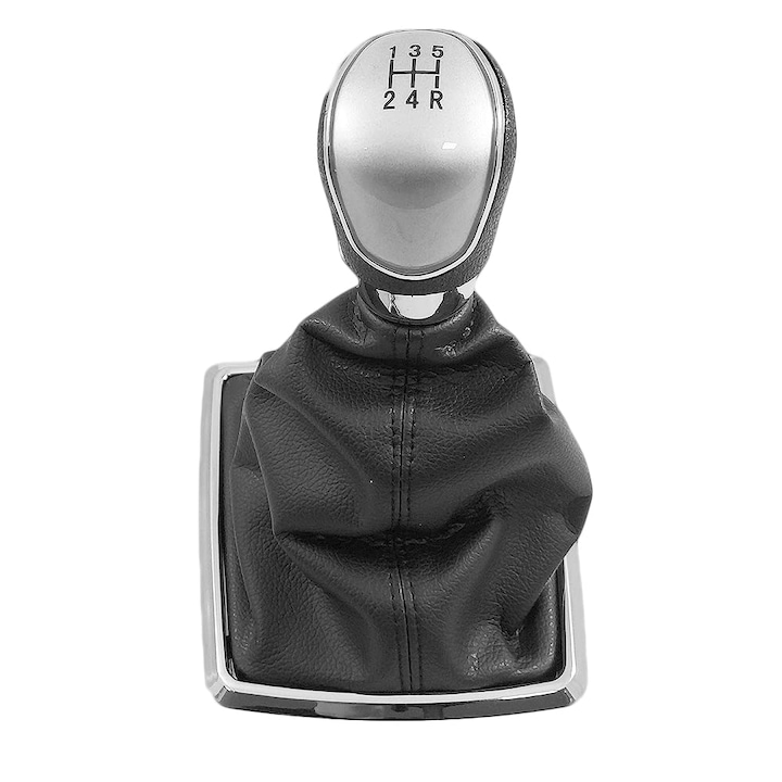 Nuca Schimbator Viteze Si Manson 5 Trepte Ford Piele PU neagra Ford Focus II DA DP HCP 2004-2013 Ford Focus II 2004-2011 Ford Focus II DA_ 2004-2012 Ford Focus II Turnier DA DS FFS 2004-2012
