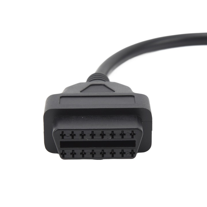 TNEAYWHE diagnosztikai adapter, derékszögű OBD2 elosztó, 16 tűs Y kábel, PVC anyagból, univerzális