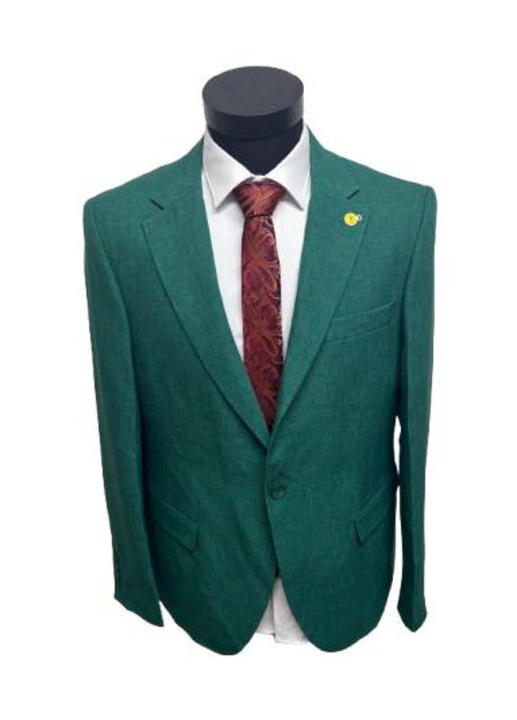 Sacou slim fit pentru barbati, Plus Scorpion, C-K-2266-17, Verde
