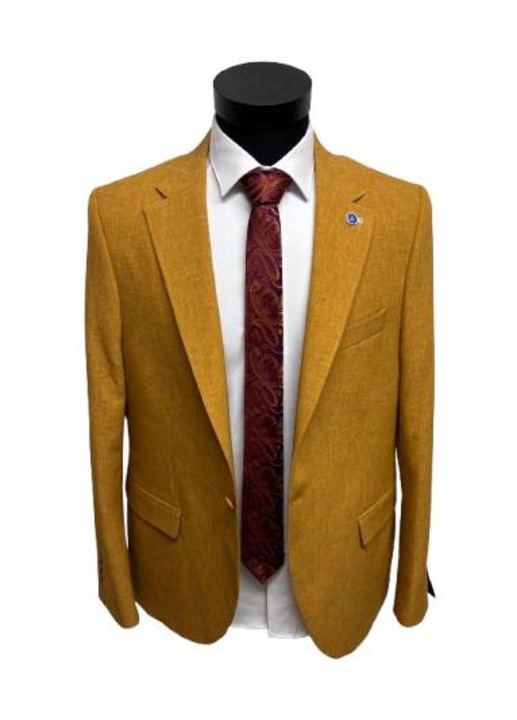 Ferfi karcsusitott dzseki, Plus Scorpion, CK-2266-17, Sárga