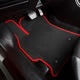 Комплект автомобилни стелки, предназначени за Chevrolet Cruze II (2008-2016) Sedan, напълно съвместими с всички сезони, 5 броя, червени / черни