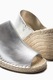 NEXT, Saboti wedge de piele, Argintiu, 3