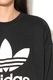 Adidas ORIGINALS, Bluza sport cu logo si model emblematic, Negru, 44