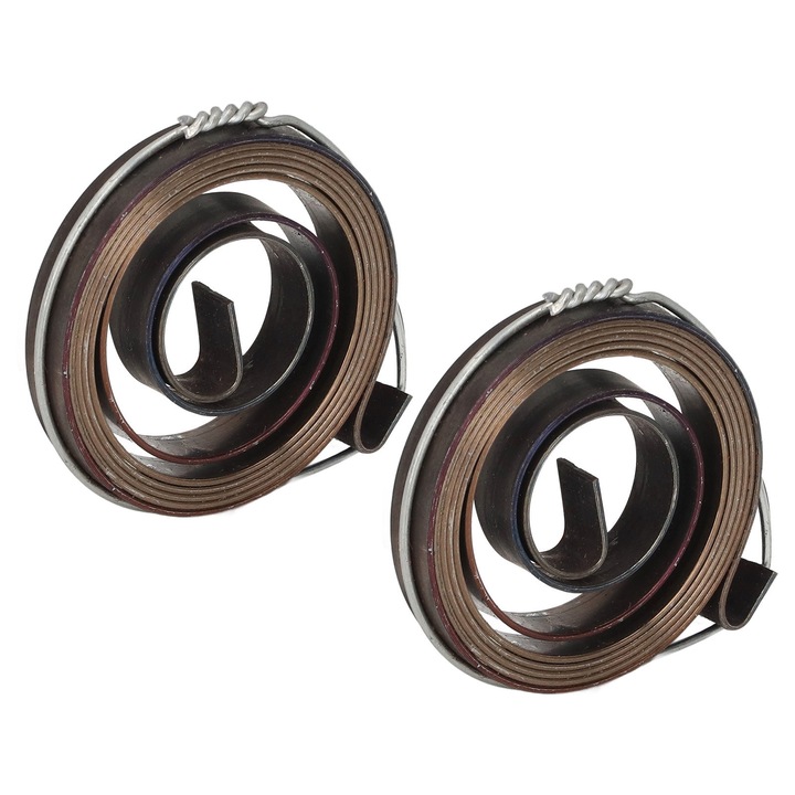 Set 2 Arcuri de intoarcere pentru presa de burghiu, Enforose, cromat, otel