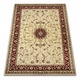 Covor Model Covorexpert Lotos 523-120, Marime 100 x 300 cm, Crem, Rosu, Lungime Fir 8 mm, Antialergic, Polipropilena, Living, Dormitor, Sufragerie, Birou 100 x 300