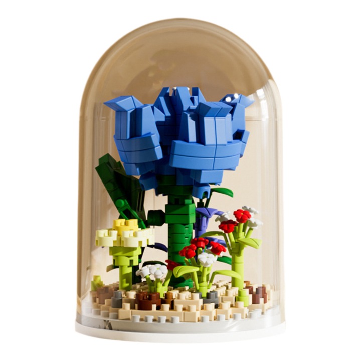 Set de constructie Flori, Enforose, jucarie educativa, plastic, 4-6 ani