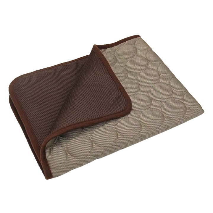 Culcus pentru animale Enforose, saltea racoroasa, material poliester, 1x Pet Cooling Mat, confortabil, usor de curatat, multicolor