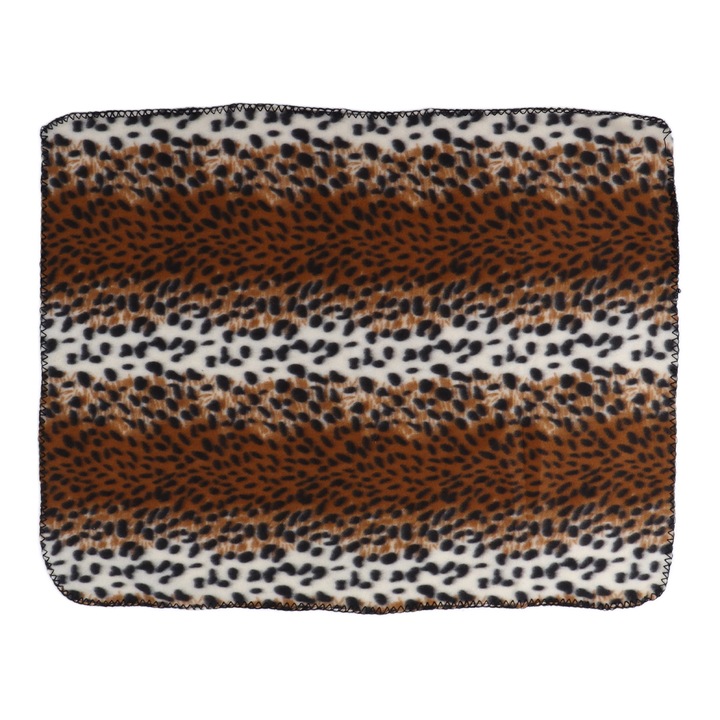 Culcus pentru caini Enforose, patura din plus, usor de curatat, 1x dog blanket, multicolor