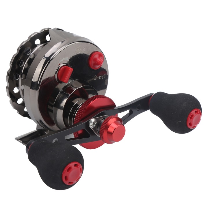 Mulinete de pescuit Enforose, 8 rulmenti, raport de transmisie 2.6:1, usor, cu manere din EVA, pentru pescuit pe pluta