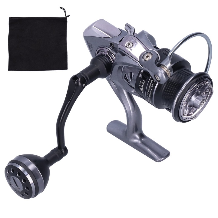 Enforose orsó 13+1 csapágy, 5.2:1 áttétel, összecsukható kar, fém, többszínű