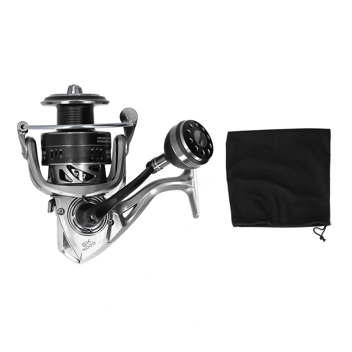 Mulineta Enforose GK4000, 5.2:1, 13+1BB, metal, 382g, set cu geanta de depozitare