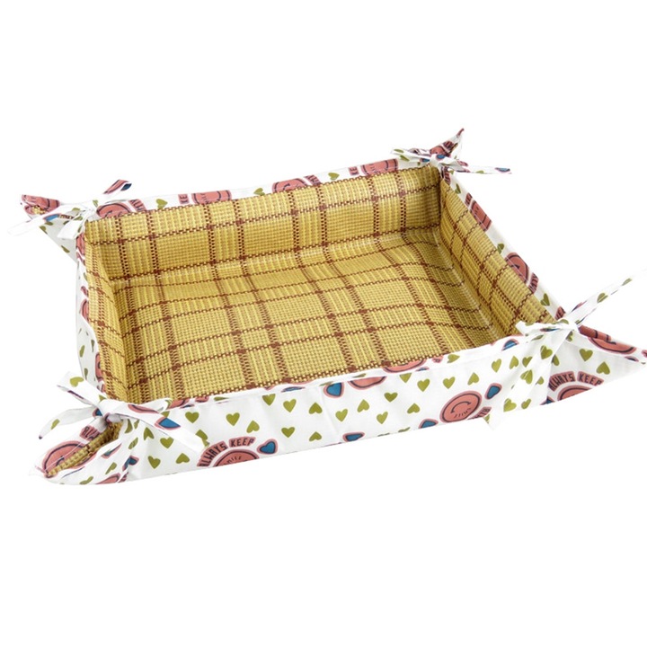 Culcus pentru animale Enforose, saltea racoroasa 2 in 1, impermeabila, 40x50cm