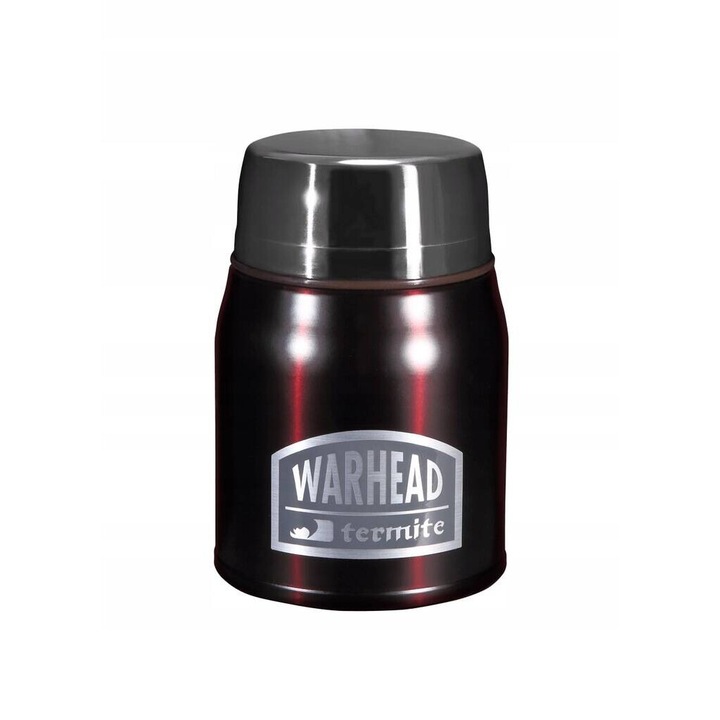 Termite termosz 0,52L, összecsukható kanállal, rozsdamentes acél, nagy űrtartalom