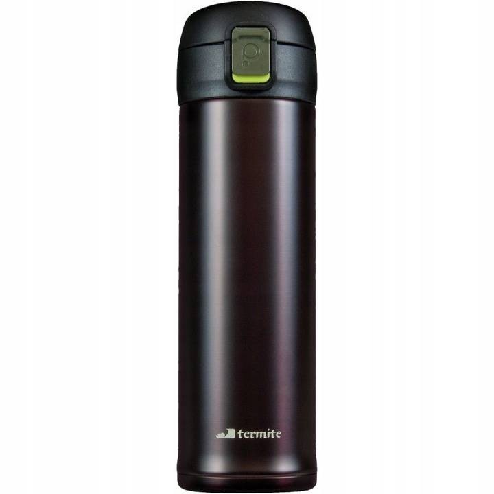 Termite Bluff termosz bögre, 0,48 L, vákuum szigetelés, szilva szín, 6,5x19,5 cm méret