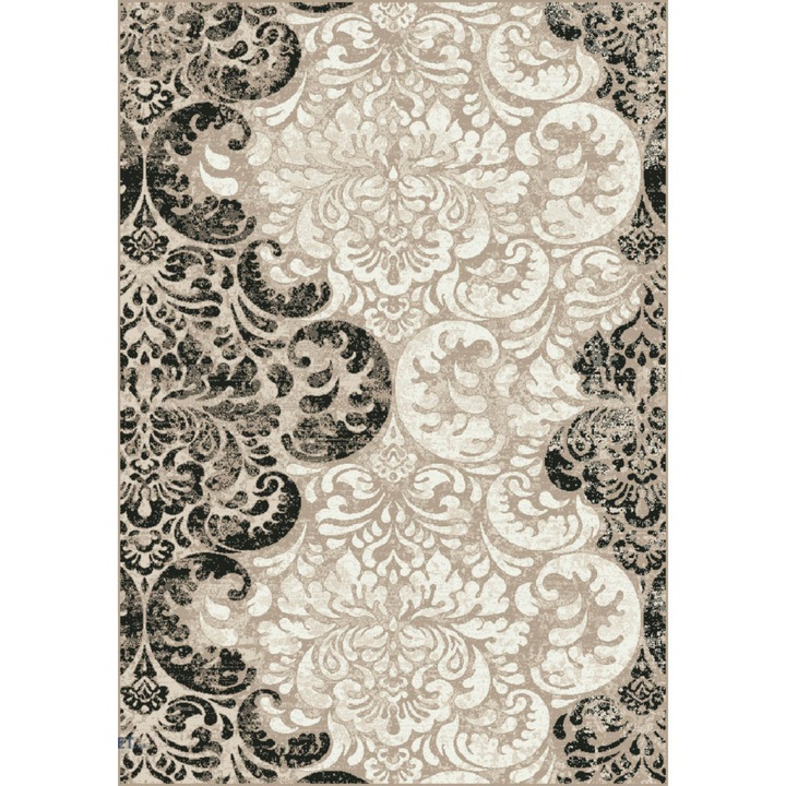 Covor Model Covorexpert Cappuccino 16116-13, Marime 160 x 230 cm, Crem, Maro, Lungime Fir 7 mm, Antialergic, Polipropilena, Living, Dormitor, Sufragerie, Birou 160 x 230