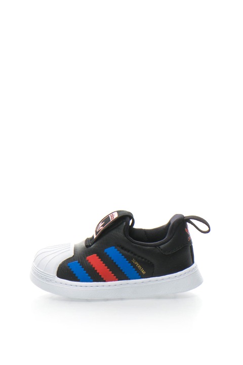 Adidas ORIGINALS, Pantofi sport slip on Superstar 360 I, Negru/Alb