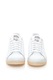 adidas Originals, Pantofi sport din piele si piele intoarsa Stan Smith, Alb, 10