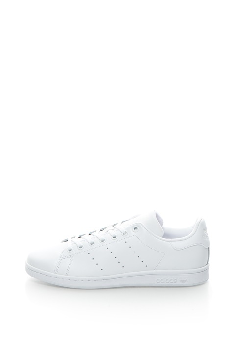 adidas Originals, Pantofi sport Stan Smith, Alb, 9.5