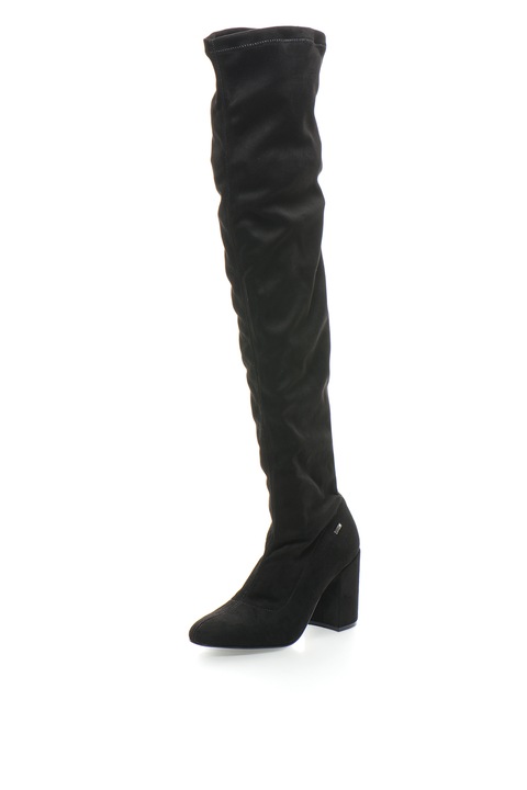 Liu Jo, Cizme inalte peste genunchi, Negru, 38