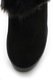 Liu Jo, Ghete din piele intoarsa cu platforma wedge ascunsa Olivia, Negru, 39