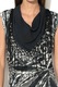 DESIGUAL, Rochie din jerseu cu imprimeu floral Estrella, Negru/Alb, S