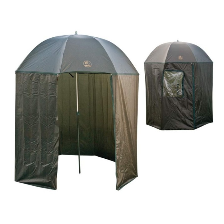 Umbrela tip shelter Baracuda U4, impermeabilă, 220cm, cu perete detasabil