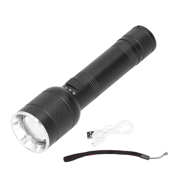 P50 LED фенерче, 4 режима на осветление, алуминий, 145x35 мм
