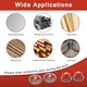 Set 4 perii de sarma pentru polizor unghiular, ZGGZERG, M14x2mm piulita, 75mm/100mm, Argintiu/Rosu
