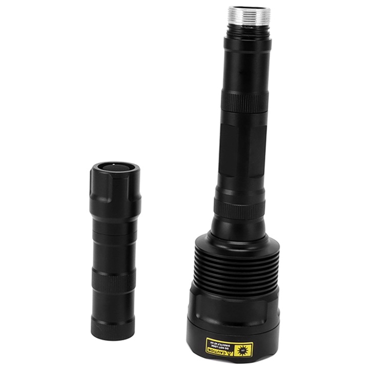 Професионално фенерче AMRINUGL 365nm UV, филтрирано ултравиолетово излъчване, захранване от батерия, ръчно използване