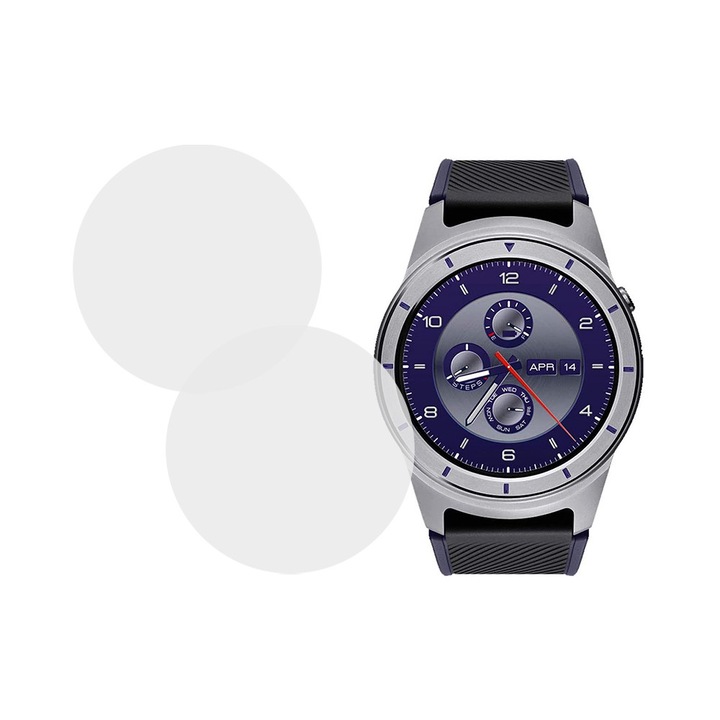 Set 2 x Folie compatibila cu ZTE Quartz, InvisiFlex Full Glue, Silicon hydrogel regenerabil, Anti soc si anti spargeri, SlimLine NanoShield, Transparenta