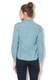 Funky Buddha, Camasa din chambray cu broderii florale, Albastru deschis/Rosu, XS