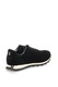 Juicy Couture, Pantofi sport catifelati cu detalii aurii Ursula, Negru, 40