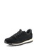 Juicy Couture, Pantofi sport catifelati cu detalii aurii Ursula, Negru, 40