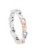 Clogau, Inel din argint veritabil cu cristale zirconia, argintiu/auriu, 56 Standard