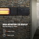 Infravörös fűtőberendezés, elektromos modell 3000W, helyigénybe, távirányító, időzítő, 9 intenzitási szint