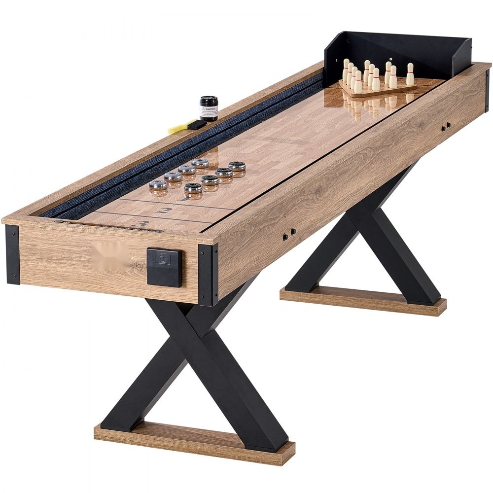 テーブル・チェア・ハンモック omamezerofive long board Table Masa Shuffleboard 2 in 1 de 9 ft, Set Combo, adaptabila pentru