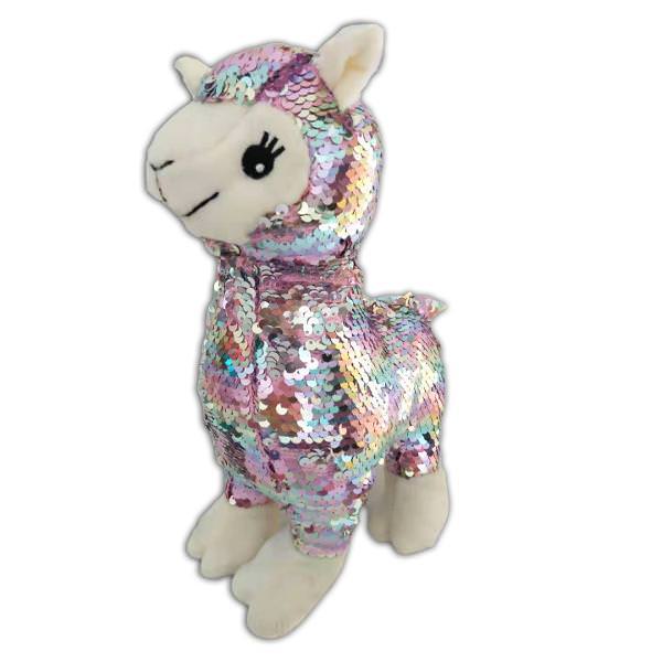 Lama de plus cu paiete 28 cm